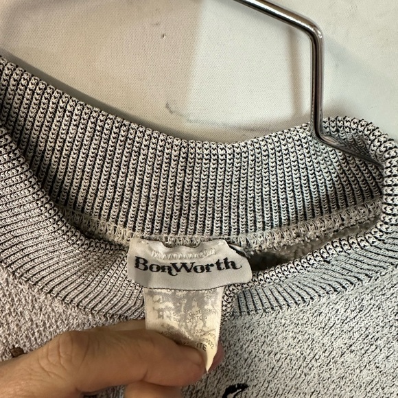 Vintage Granny Cat Sweater size PM - Picture 3 of 5